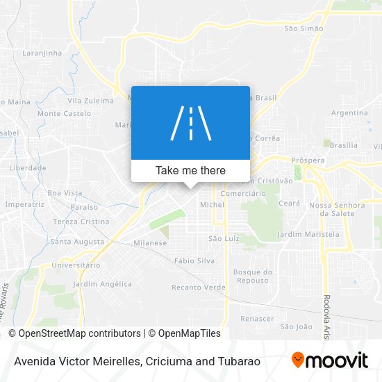 Avenida Victor Meirelles map