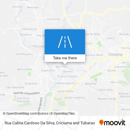 Rua Calina Cardoso Da Silva map