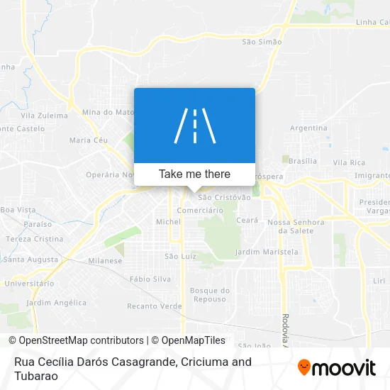 Rua Cecília Darós Casagrande map