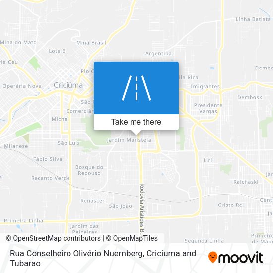 Rua Conselheiro Olivério Nuernberg map