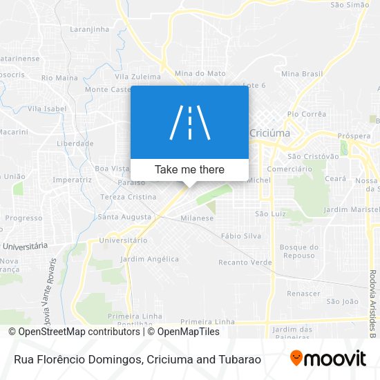 Rua Florêncio Domingos map