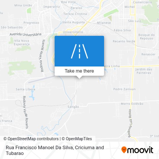 Rua Francisco Manoel Da Silva map