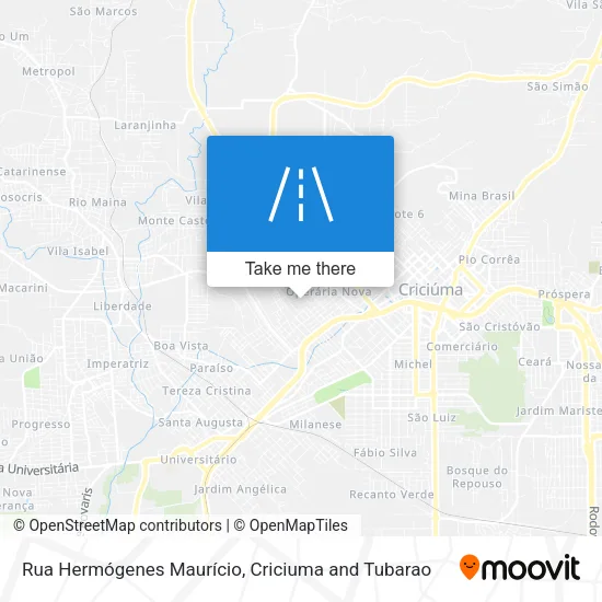 Rua Hermógenes Maurício map