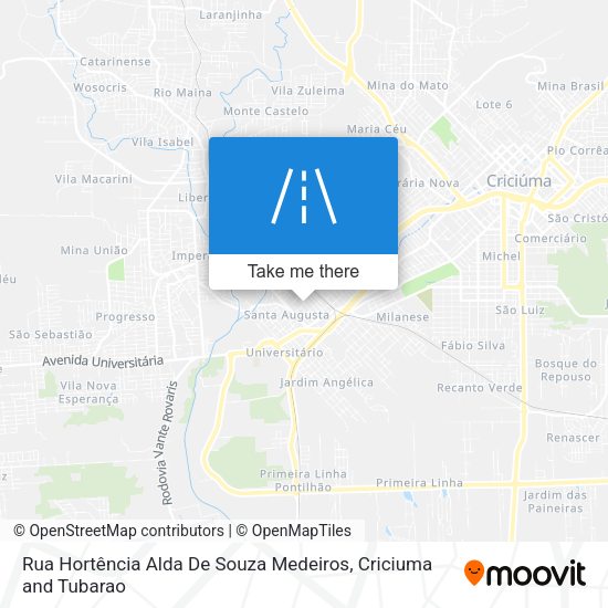 Rua Hortência Alda De Souza Medeiros map