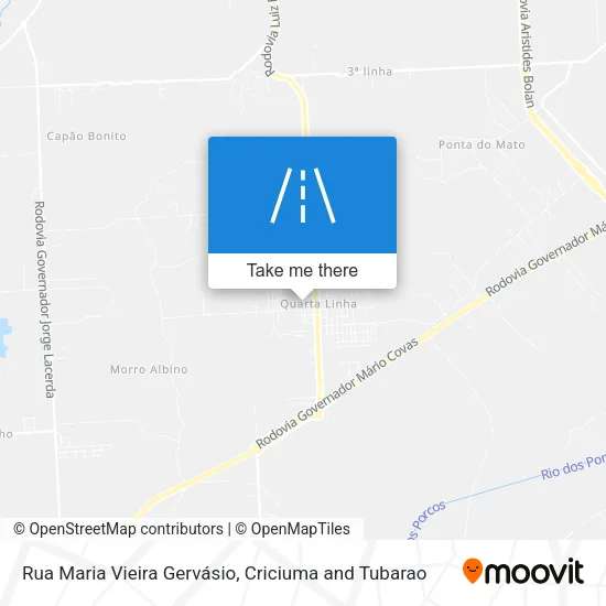 Rua Maria Vieira Gervásio map