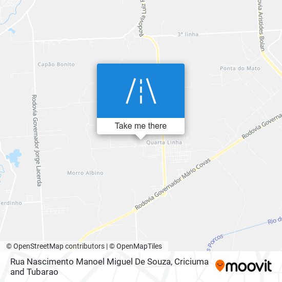 Rua Nascimento Manoel Miguel De Souza map