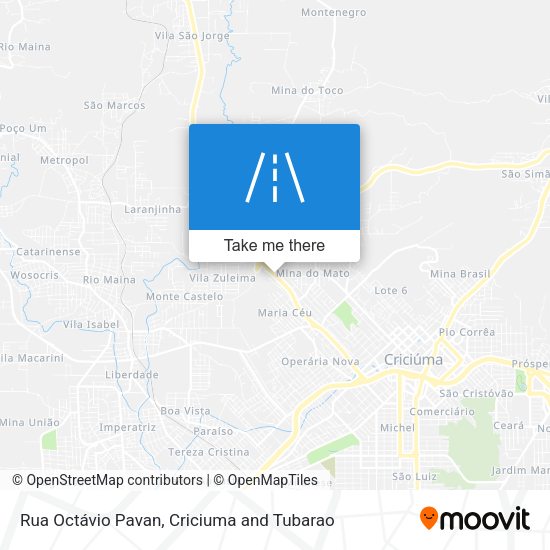 Rua Octávio Pavan map