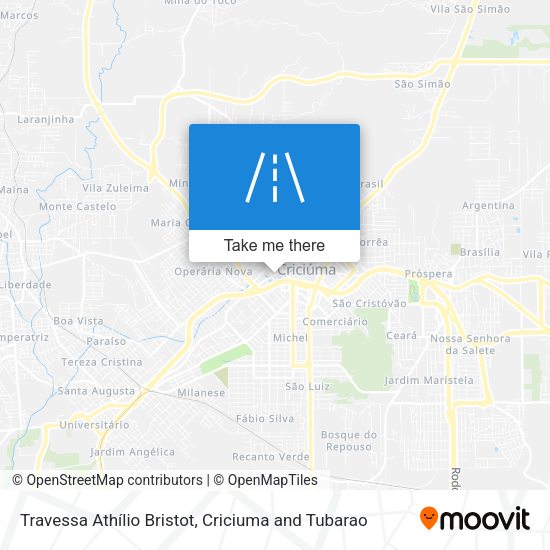 Travessa Athílio Bristot map
