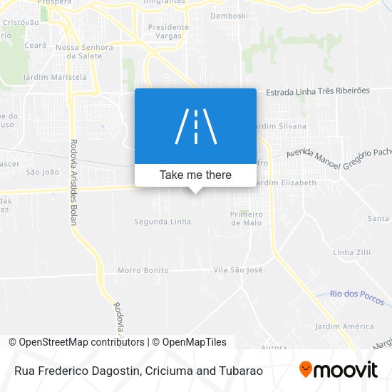 Rua Frederico Dagostin map