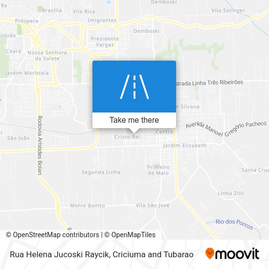 Rua Helena Jucoski Raycik map