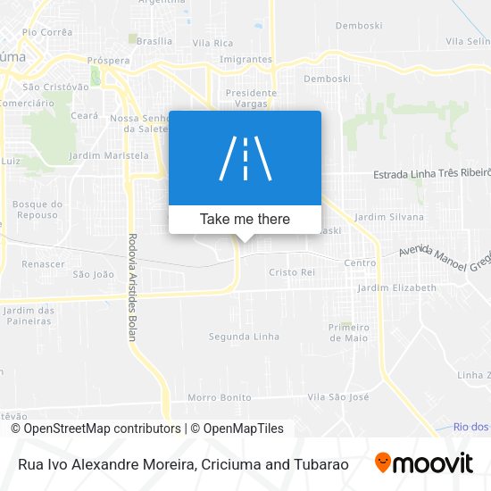 Rua Ivo Alexandre Moreira map