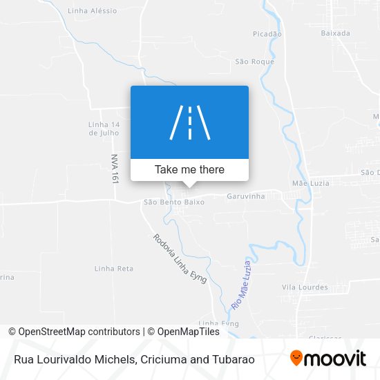 Rua Lourivaldo Michels map