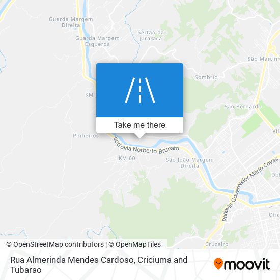Rua Almerinda Mendes Cardoso map