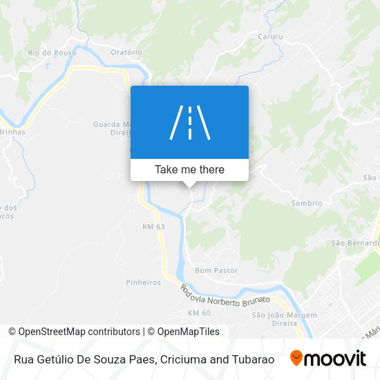 Rua Getúlio De Souza Paes map