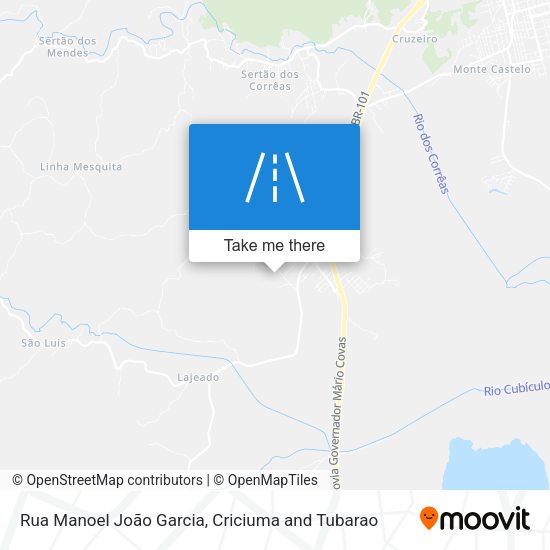 Rua Manoel João Garcia map