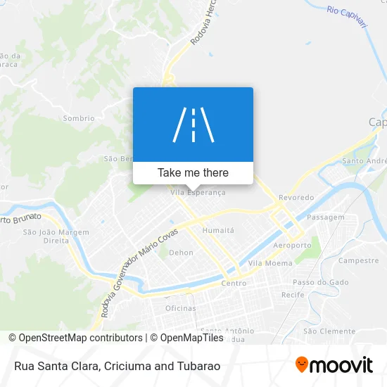 Rua Santa Clara map