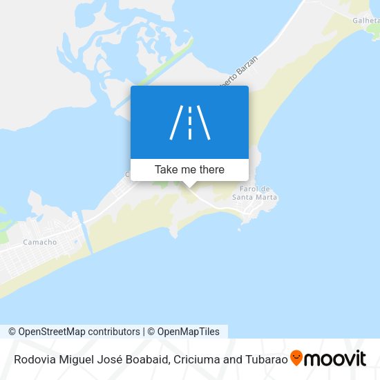 Rodovia Miguel José Boabaid map