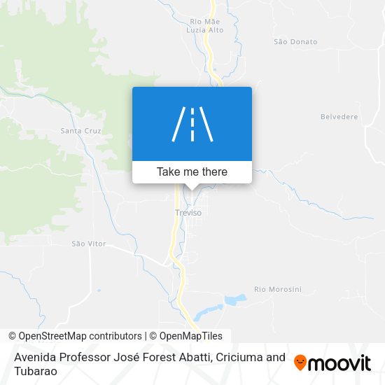 Avenida Professor José Forest Abatti map