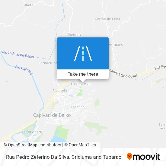 Rua Pedro Zeferino Da Silva map