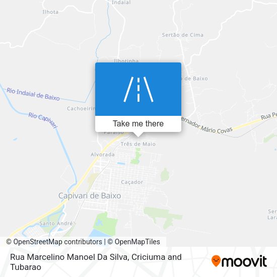Rua Marcelino Manoel Da Silva map