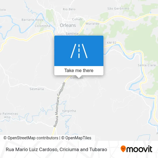 Rua Mario Luiz Cardoso map