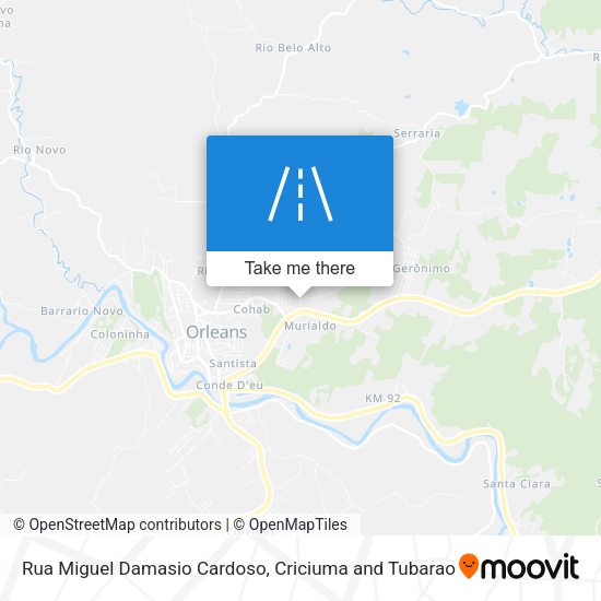 Rua Miguel Damasio Cardoso map