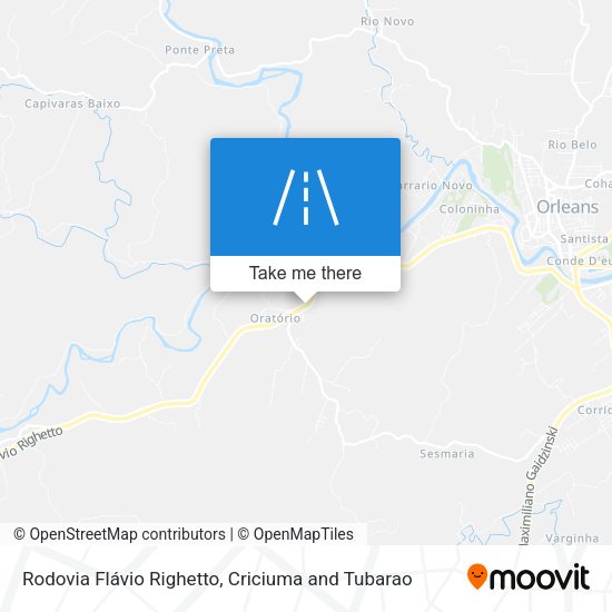 Rodovia Flávio Righetto map