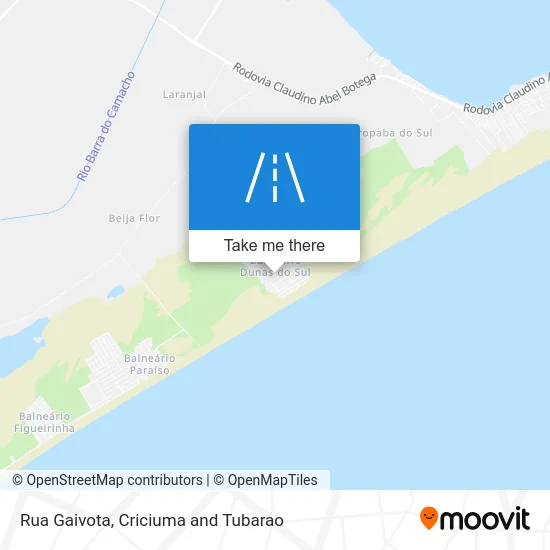 Rua Gaivota map
