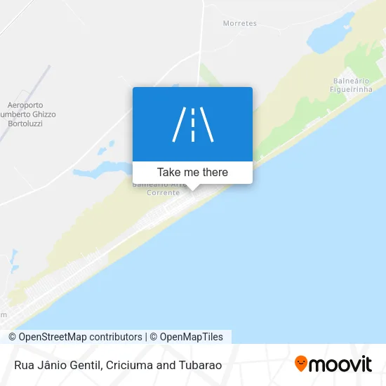 Rua Jânio Gentil map