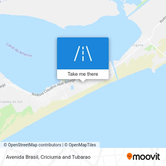 Avenida Brasil map