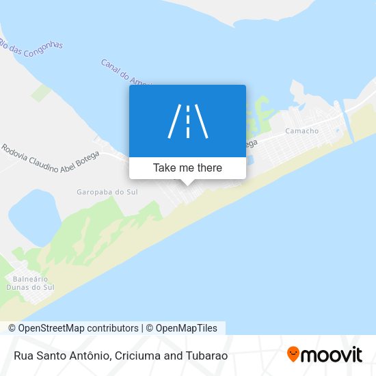 Rua Santo Antônio map