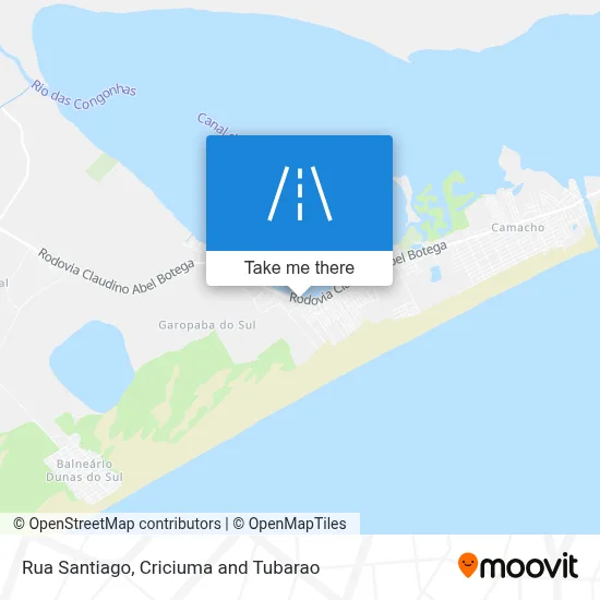 Rua Santiago map