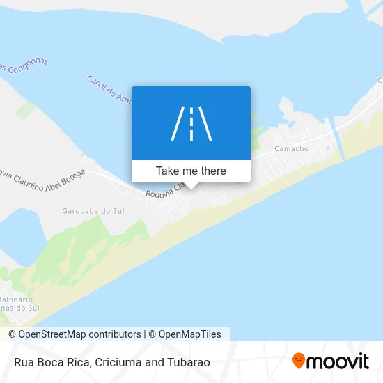 Rua Boca Rica map