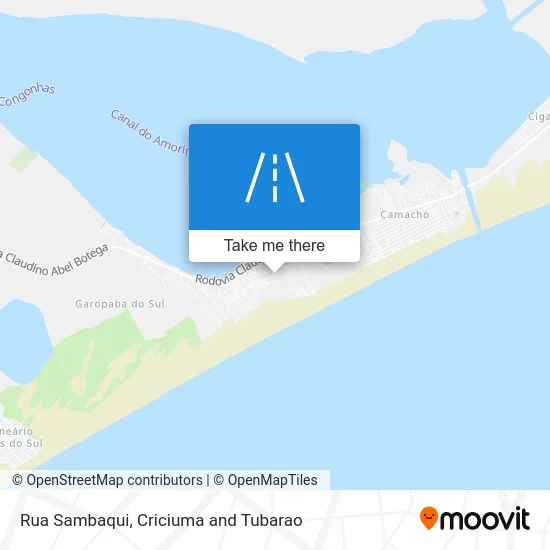 Rua Sambaqui map