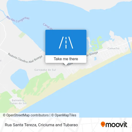 Rua Santa Tereza map