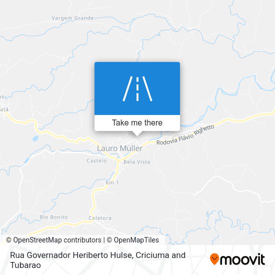 Rua Governador Heriberto Hulse map