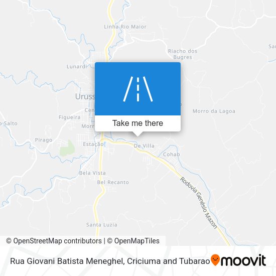 Rua Giovani Batista Meneghel map