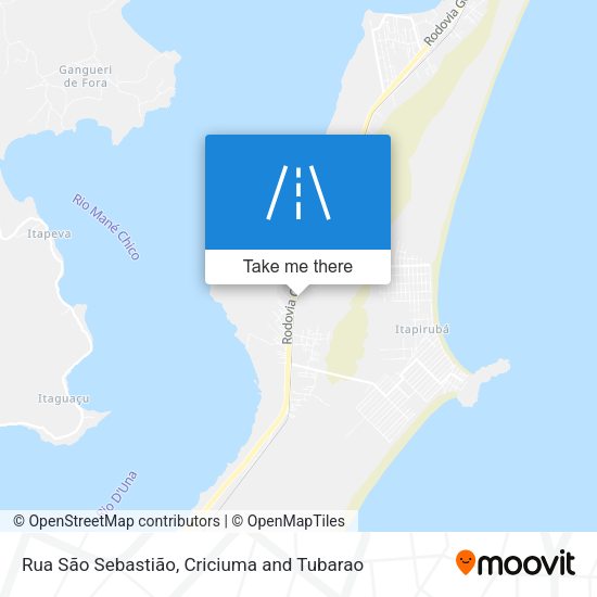 Rua São Sebastião map