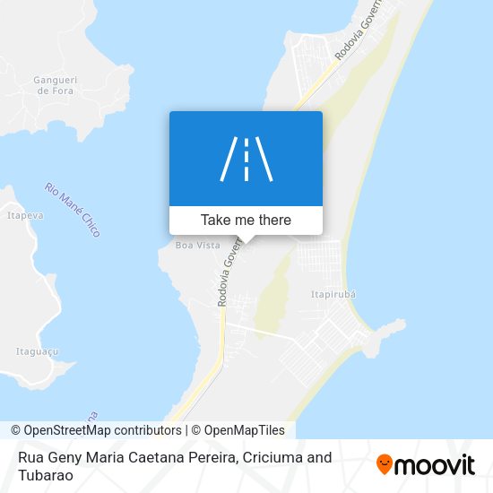 Rua Geny Maria Caetana Pereira map