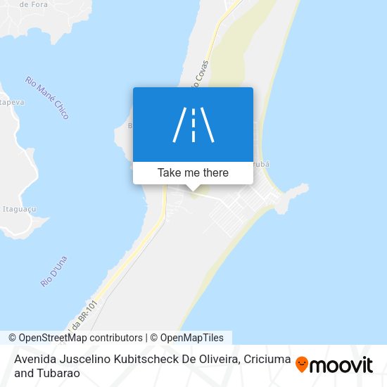 Avenida Juscelino Kubitscheck De Oliveira map