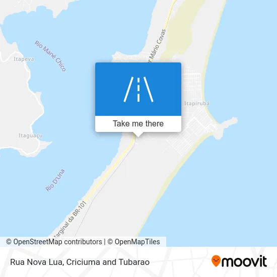 Rua Nova Lua map