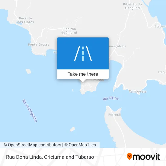 Rua Dona Linda map