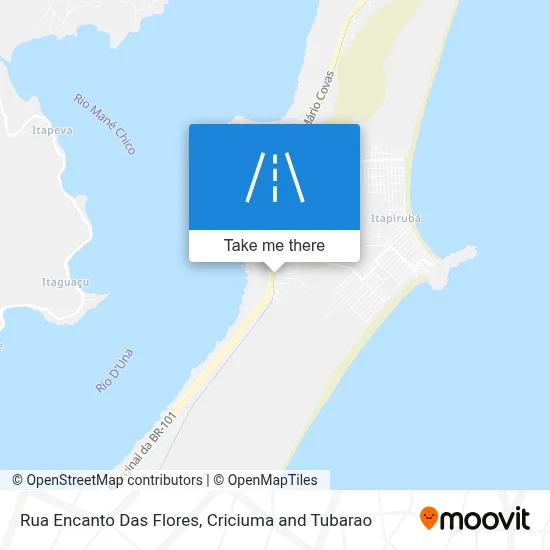 Rua Encanto Das Flores map