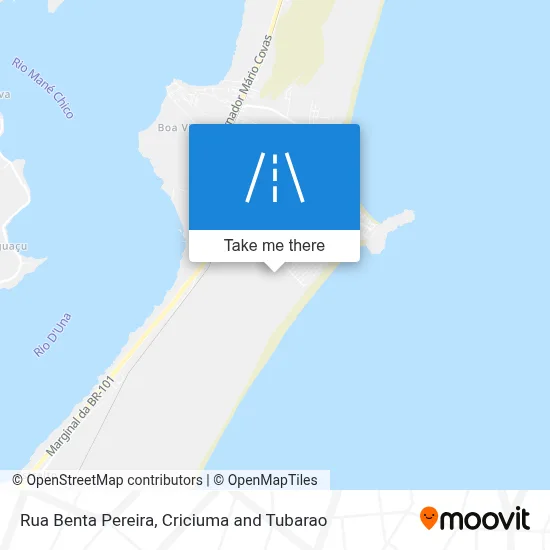 Rua Benta Pereira map