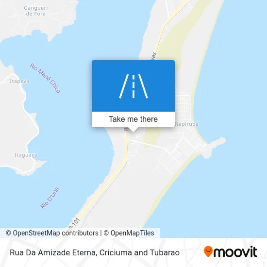 Rua Da Amizade Eterna map