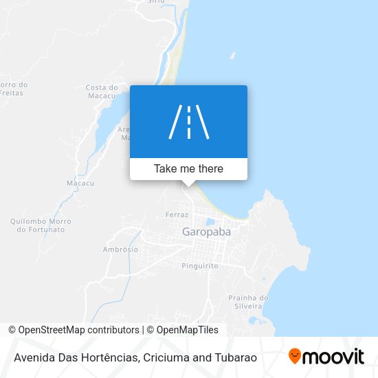 Avenida Das Hortências map
