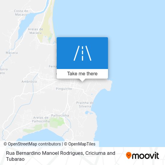 Rua Bernardino Manoel Rodrigues map