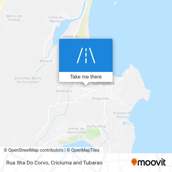 Rua Ilha Do Corvo map