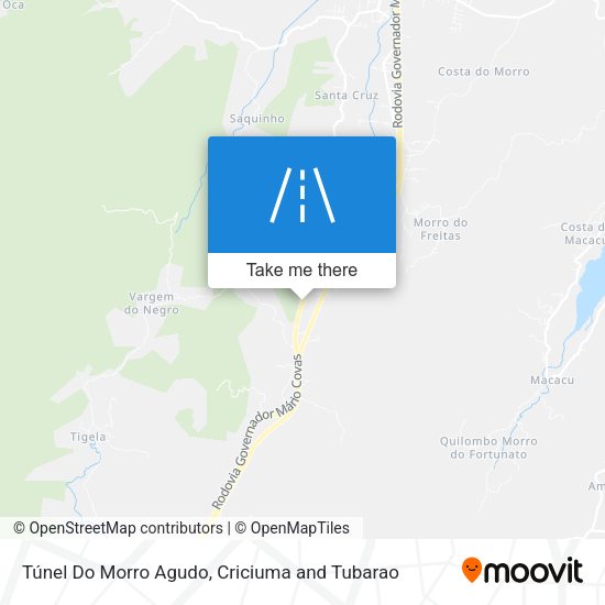 Túnel Do Morro Agudo map