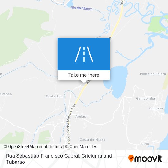 Rua Sebastião Francisco Cabral map